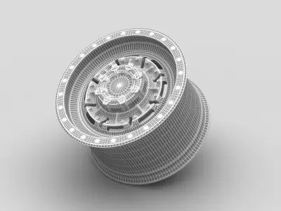 Black Rhino Abrams Olive Drab Green 3D model