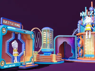 Music beauty Chen 3D model