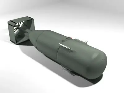 Atomic Bomb - Little Boy 3D model