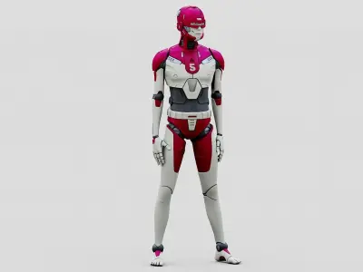 HUMANOID ORPHEUS-G  Rigged for Unreal Engine - Unity - MIXAMO  3D model
