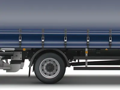 MAN TGM Curtainside 2019 3D model