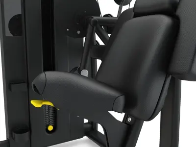 Technogym - Selectorised - Arm Curl 3D Model 3D model