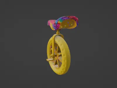 Unicycle 3D model order
