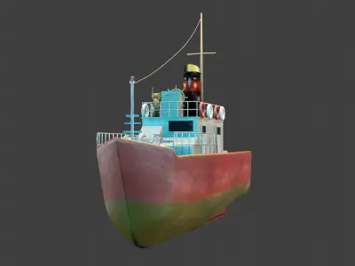 vessel boat 3D model