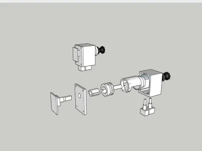 AIRBUS A320 ALTITUDE KNOB 3D print model