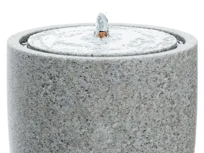 Manzanita Concrete Fountain 3D model