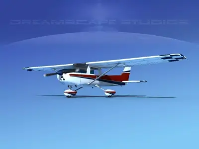 Cessna 150 Aerobat V05 3D model