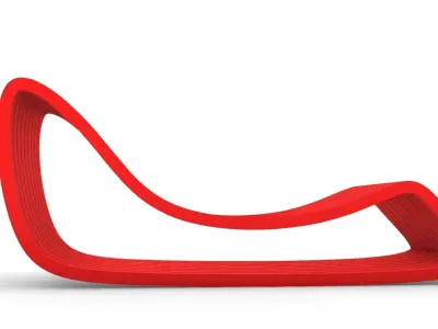 Outdoor chair 3D model buy