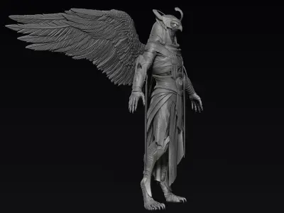 Horus Zbrush Concept 3D model