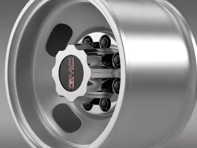 GMC Sierra 3500HD 2008 2 rim 3D model