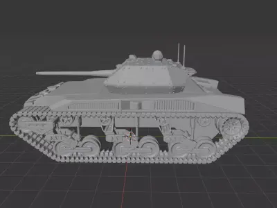 Ripsaw M5 Unmanned Ground Vehicle UGV  3D print model