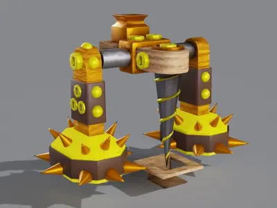 Ground driller 3D model