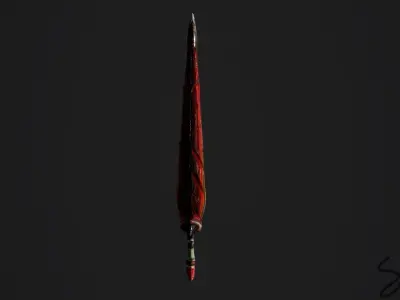 Jelly Sword Holydevil Free low-poly 3D model