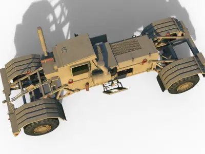 Husky mine detection vehicle 3D model