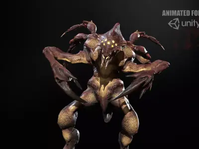 Chopper Low-poly 3D model