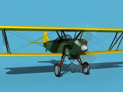Travelair 2000 V03 3D model
