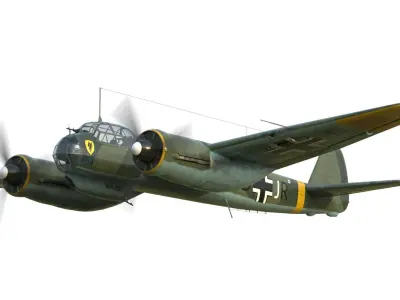 Junkers Ju 88 bomber 3D model