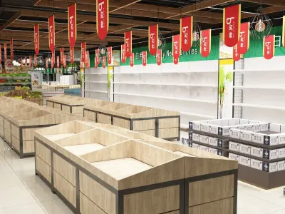 Supermarket 2 3D model