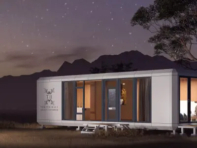 Capsule House Commercial Space Airship Pod 3D model