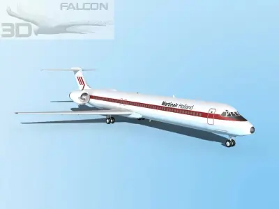Falcon3D MD-80 Martinair 3D model