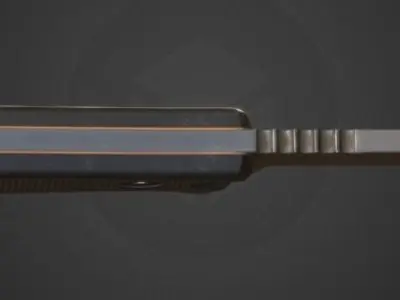 Fieldcraft Knife Low-poly 3D model