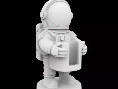 Tabasco Holder Astronaut Theme 3D Print Model 3D print model purchase