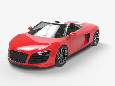 Audi R8 Spyder 3D model