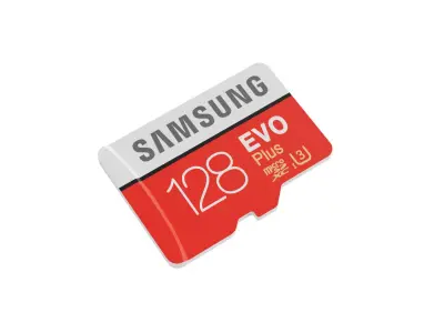 Samsung EVO Plus 128GB microSD 3D model