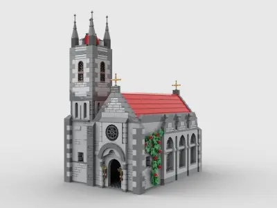 Medieval Chruch 3D model