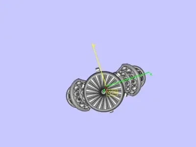 Ring engine airplane turbine Free 3D print model