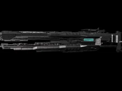 Strident Class Heavy Frigate 3D model