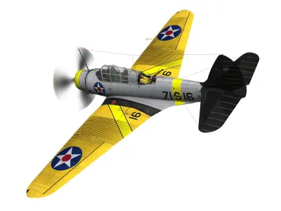 Douglas TDB-1 Devastator - 71S16  3D model