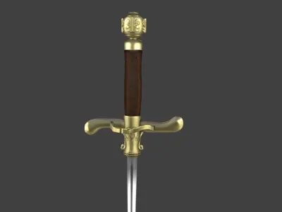 NEEDLE SWORD ARYA STARK 3D model