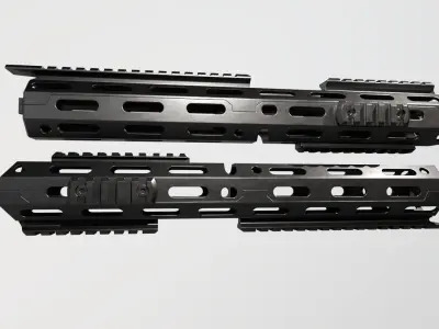 Rail-AR 15-LowPoly Low-poly 3D model