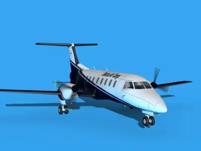 Embraer EMB120 Dakota Air 3D model