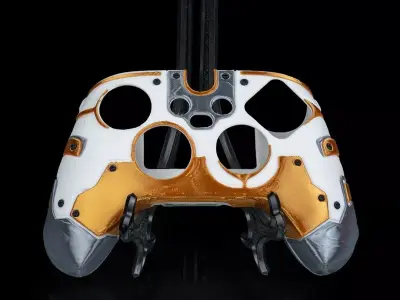 Xbox Controller Shell STL Futuristic Armor Design 3D print model