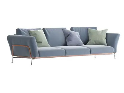 Sofa Ambroeus by Antonio Citterio Free 3D model