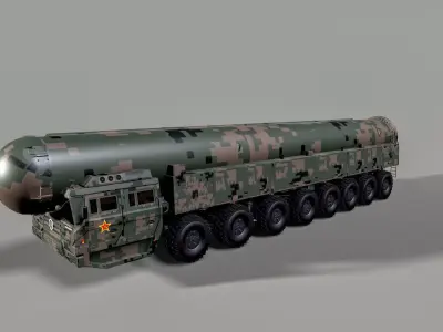 DF-61 Missile 3D model
