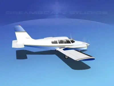 Piper PA-34 Seneca V05 3D model