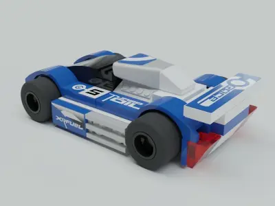 Lego Racers car Free 3D model