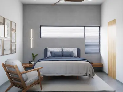 Modern Bedrooms interiors Free 3D model