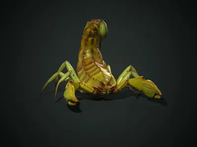 Fantasy scorpion - Game Ready Low-poly 3D model Low-poly 3D model
