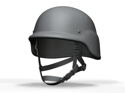 Police Helmet - High and Low Poly 3D model