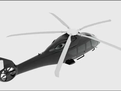 helicopter 3D model