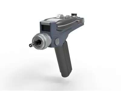 Phaser from Star Trek The Original Series 3D model