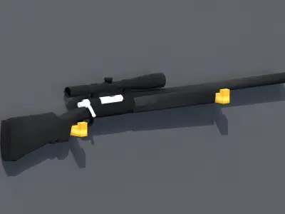 M24-SWS sniper rifle Free 3D model