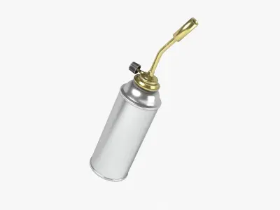 Gas Torch Low-poly 3D model