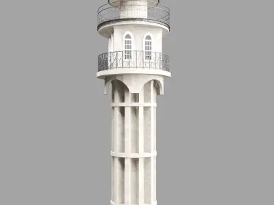 Historic Tower 1 3D model