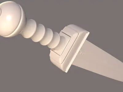 Roman Gladius Heroic Edition Detailed Melee Weapon FBX OBJ MAX Low-poly 3D model