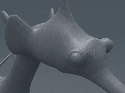 Sea Dragon Syngnathussp Low-poly 3D model